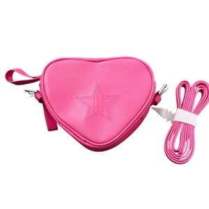 Jeffree Star Mini Pink Heart Crossbody Bag